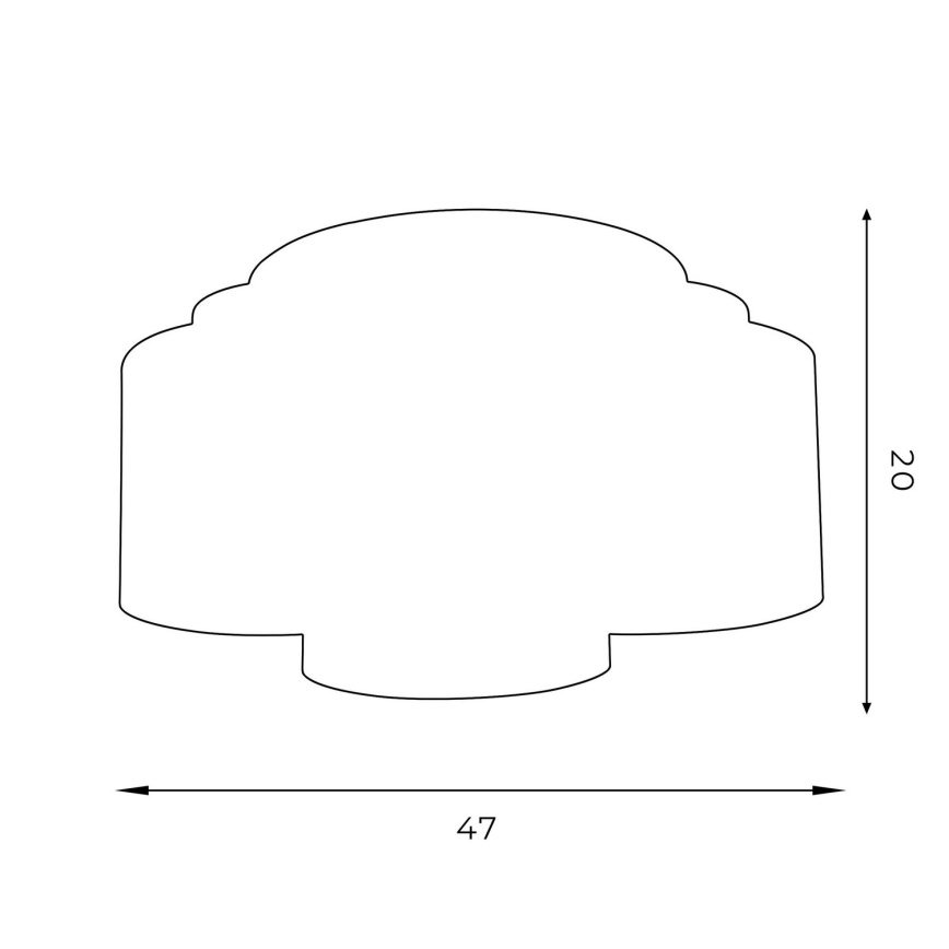 Ytmonterad ljuskrona HAVARD 3xE27/60W/230V svart/mässing
