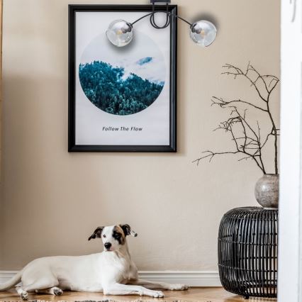 Ytmonterad ljuskrona LATIL 2xE27/60W/230V