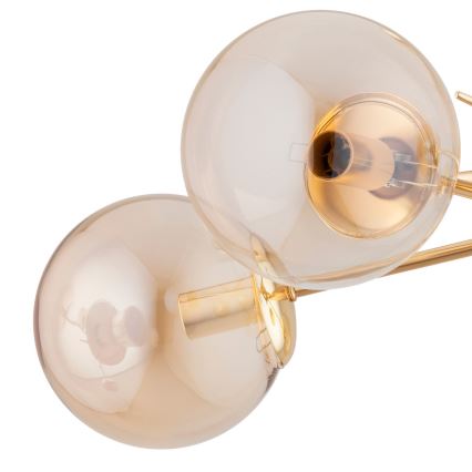 Ytmonterad ljuskrona PRIMERY 5xE14/10W/230V guld