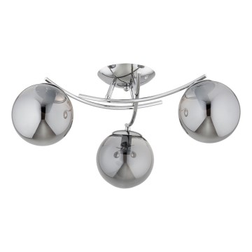 Ytmonterad ljuskrona SAVI 3xE14/10W/230V skinande krom