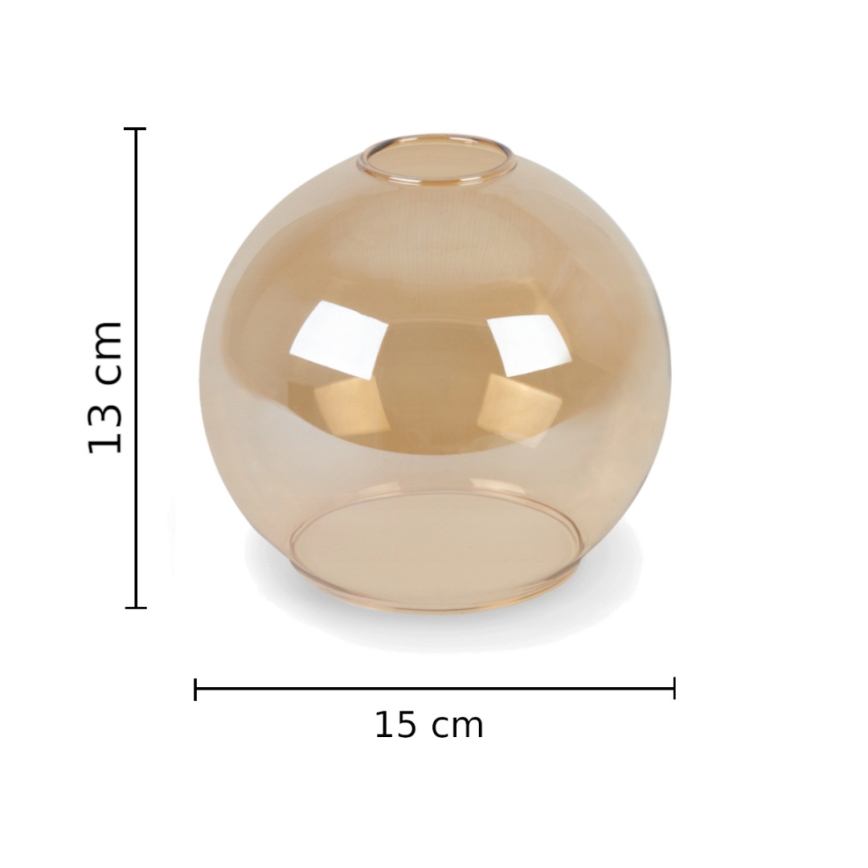 Ytmonterad ljuskrona STAR 5xE27/60W/230V svart/rökig beige