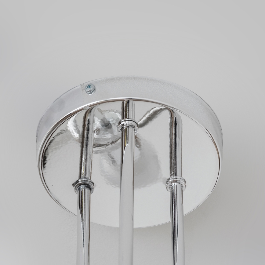 Ytmonterad takkrona OXFORD 3xE27/15W/230V polerad krom