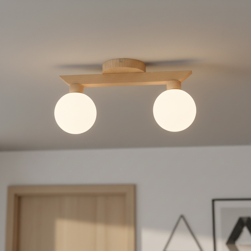 Ytmonterad taklampa ANTONIO 2xG9/5W/230V ek/vit