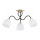 Ytmonterad taklampa ARIEL 3xE27/15W/230V guld/svart