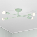 Ytmonterad taklampa CAMBRIDGE 4xE27/15W/230V grön