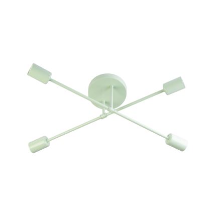 Ytmonterad taklampa CAMBRIDGE 4xE27/15W/230V grön