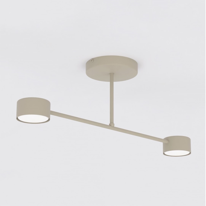 Ytmonterad taklampa HALO 2xGX53/10W/230V beige