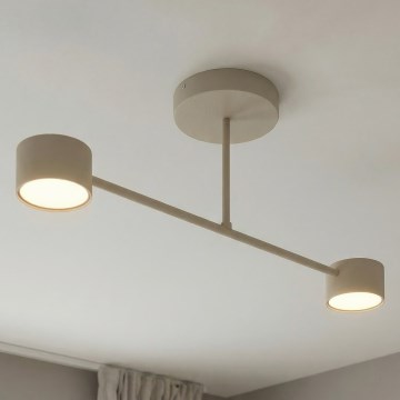 Ytmonterad taklampa HALO 2xGX53/12W/230V beige