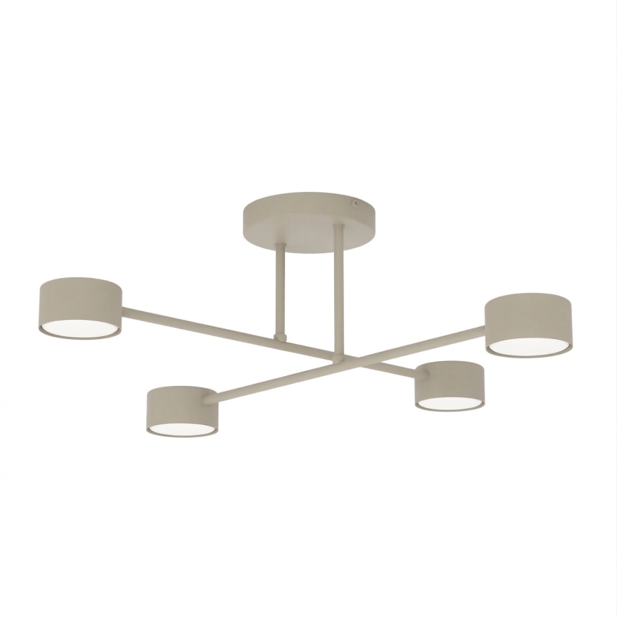 Ytmonterad taklampa HALO 4xGX53/10W/230V beige