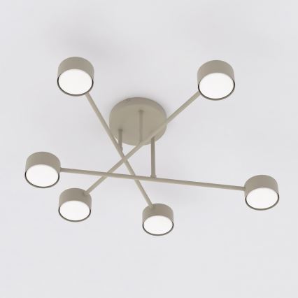 Ytmonterad taklampa HALO 6xGX53/10W/230V beige
