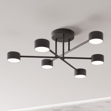 Ytmonterad taklampa HALO 6xGX53/10W/230V svart