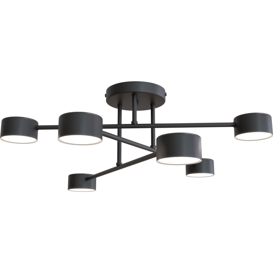 Ytmonterad taklampa HALO 6xGX53/10W/230V svart