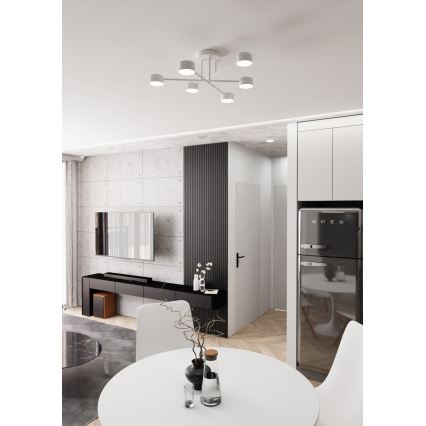 Ytmonterad taklampa HALO 6xGX53/10W/230V vit