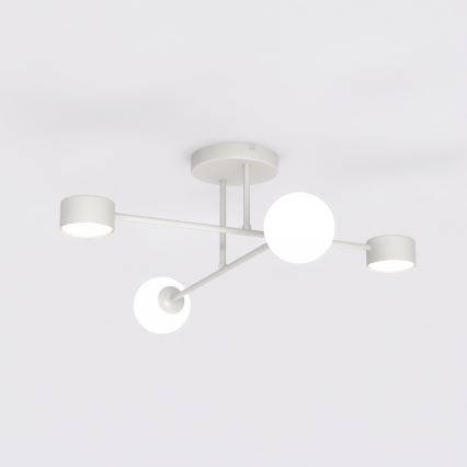 Ytmonterad taklampa HOLON 2xG9/8W/230V + 2xGX53/12W grå