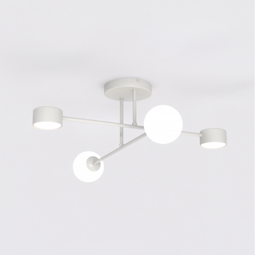 Ytmonterad taklampa HOLON 2xG9/8W/230V + 2xGX53/12W grå