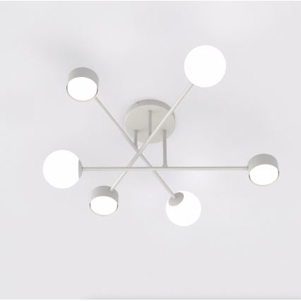 Ytmonterad taklampa HOLON 3xG9/8W/230V + 3xGX53/12W grå