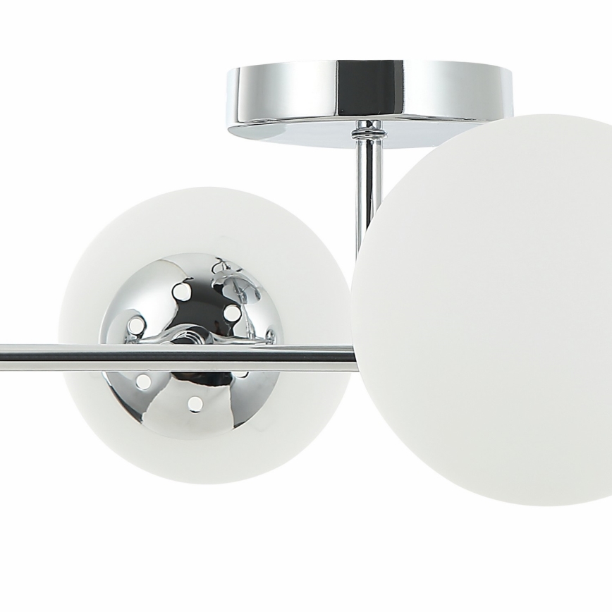 Ytmonterad taklampa MADDIE 4xE14/5W/230V, blank krom