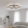 Ytmonterad taklampa MAGA 6xE14/10W/230V beige
