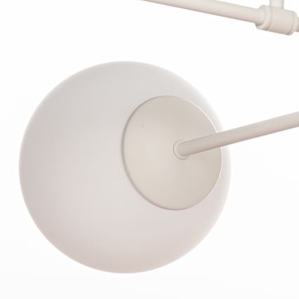 Ytmonterad taklampa MOON 4xE27/15W/230V krämfärgad
