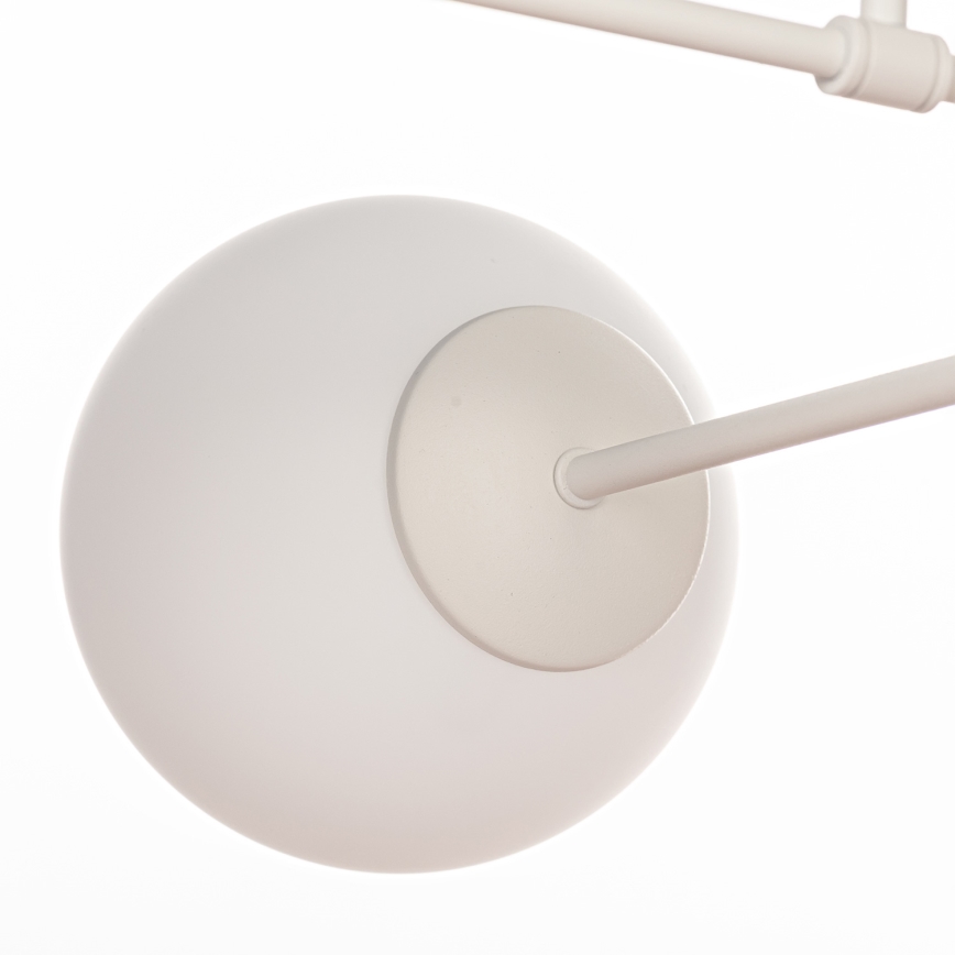 Ytmonterad taklampa MOON 4xE27/15W/230V krämfärgad