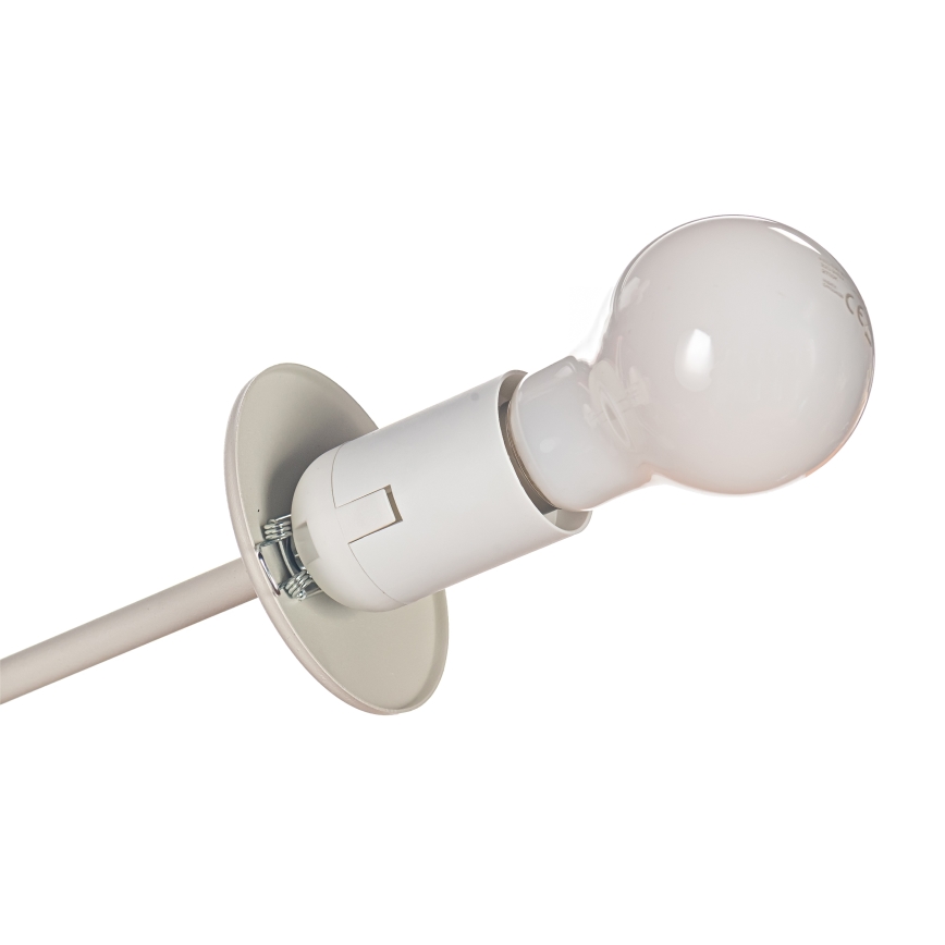 Ytmonterad taklampa MOON 4xE27/15W/230V krämfärgad