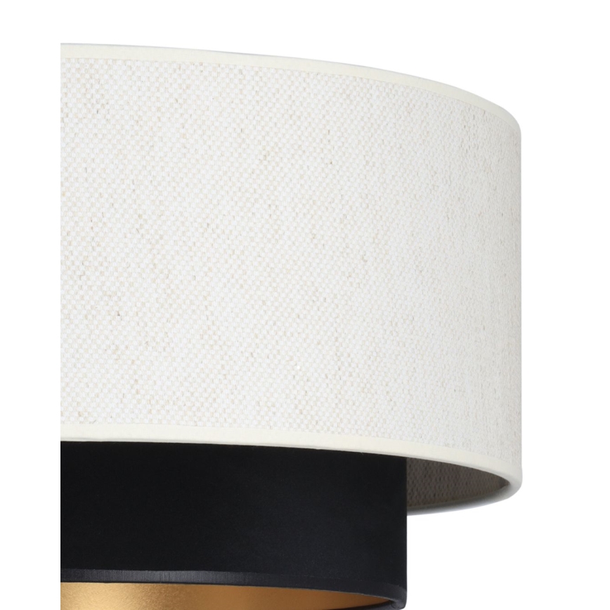 Ytmonterad taklampa NATIA 1xE27/60W/230V Ø 45 cm vit/svart