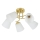 Ytmonterad taklampa PAFOS 5xE27/15W/230V guldig