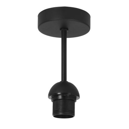 Ytmonterad taklampa WENTA 1xE27/60W/230V, diam. 50 cm, jute/brun