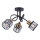 Ytmonterad taklampa ZAHARA 3xE27/10W/230V svart