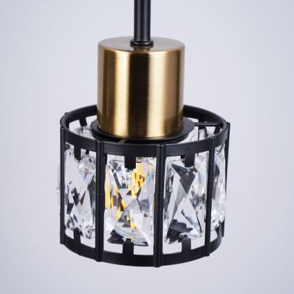 Ytmonterad taklampa ZAHARA 3xE27/10W/230V svart