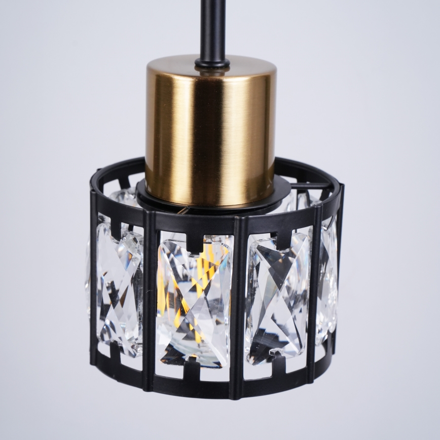 Ytmonterad taklampa ZAHARA 3xE27/10W/230V svart