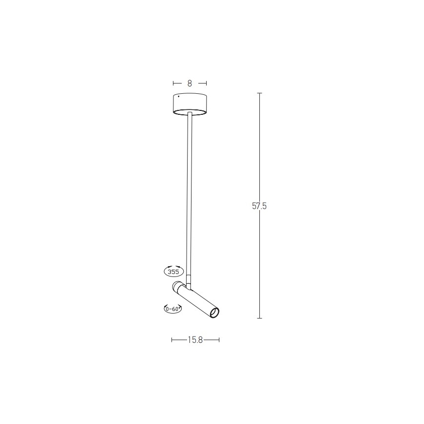 Zambelis 1920 - LED pendelljuskrona LED/4,2W/230V vit