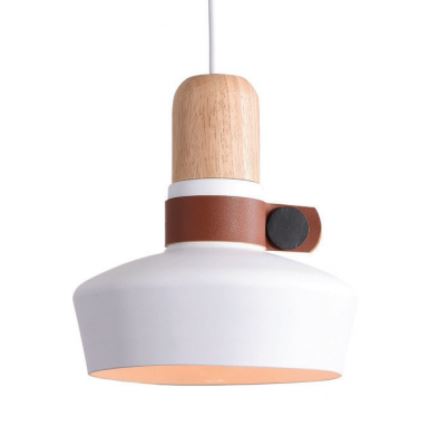 Zambelis 1992 - Ljuskrona med textilsladd 1xE27/40W/230V ek/vit