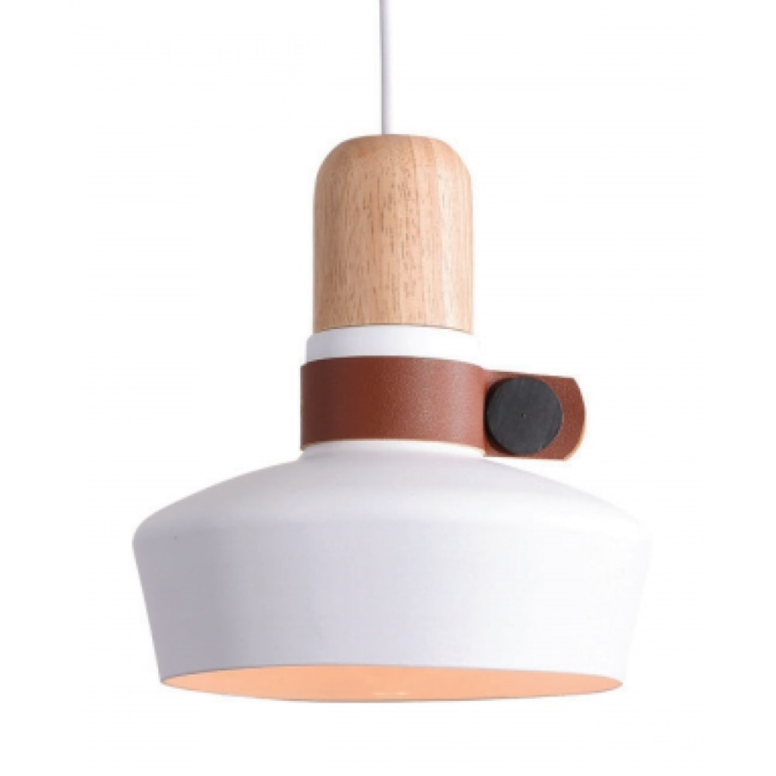 Zambelis 1992 - Ljuskrona med textilsladd 1xE27/40W/230V ek/vit