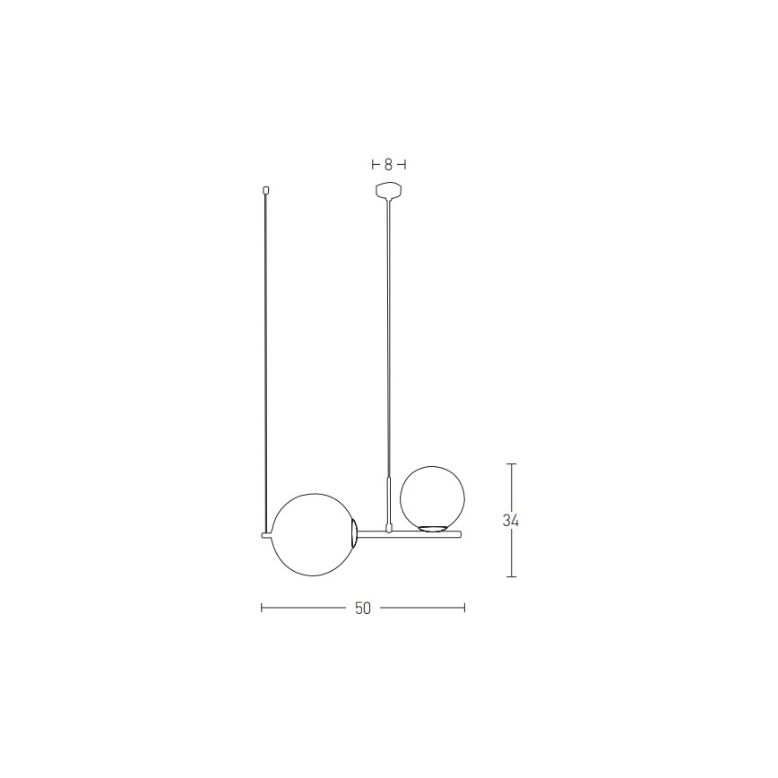 Zambelis 1997 - Ljuskrona med textilsladd 2xE27/15W/230V guld