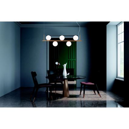 Zambelis 1998 - Ljuskrona med textilsladd 5xE14/15W/230V guld