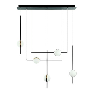 Zambelis 2001 - LED ljuskrona med textilsladd LED/38W/230V