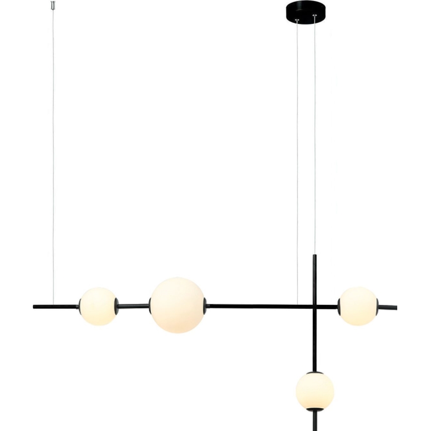 Zambelis 20131 - LED ljusreglerad ljuskrona på textilsladd LED/18W/230V