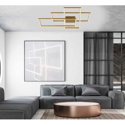 Zambelis 2022 - Dimbar LED ytmonterad ljuskrona LED/55W/230V guld