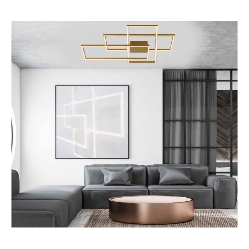 Zambelis 2022 - Dimbar LED ytmonterad ljuskrona LED/55W/230V guld