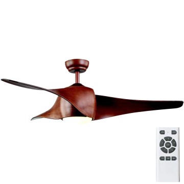 Zambelis 20256 - LED Takfläkt LED/15W/230V 3000/4000/6000 körsbär + fjärrkontroll