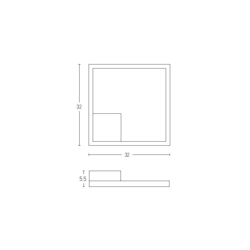 Zambelis 2031 - Dimbar LED ytmonterad ljuskrona LED/12W/230V guld