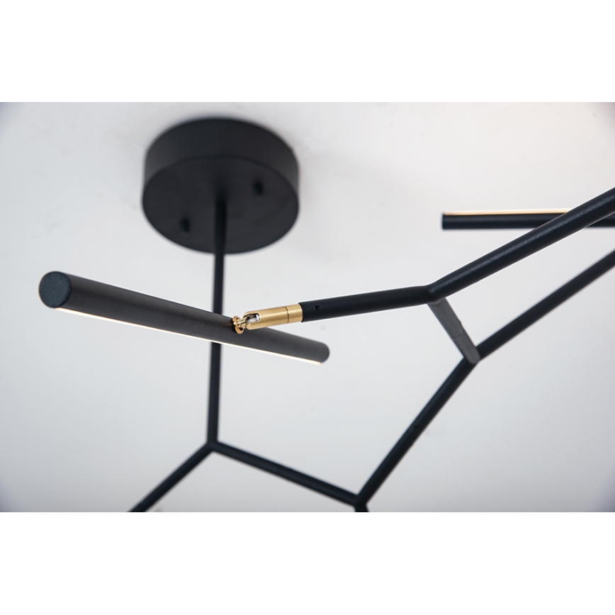 Zambelis 2072 - LED Dimbar pendellampa LED/68W/230V svart