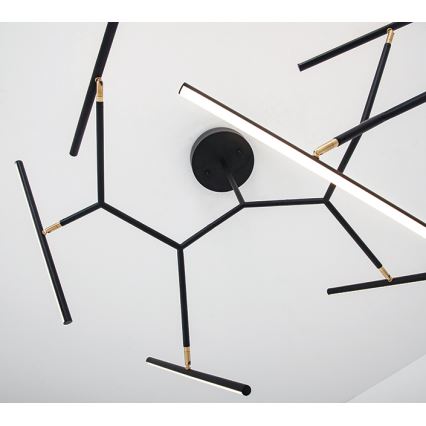 Zambelis 2072 - LED Dimbar pendellampa LED/68W/230V svart