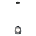 Zambelis 22051 - Pendellampa på vajer 1xG9/5W/230V Ø 18 cm svart