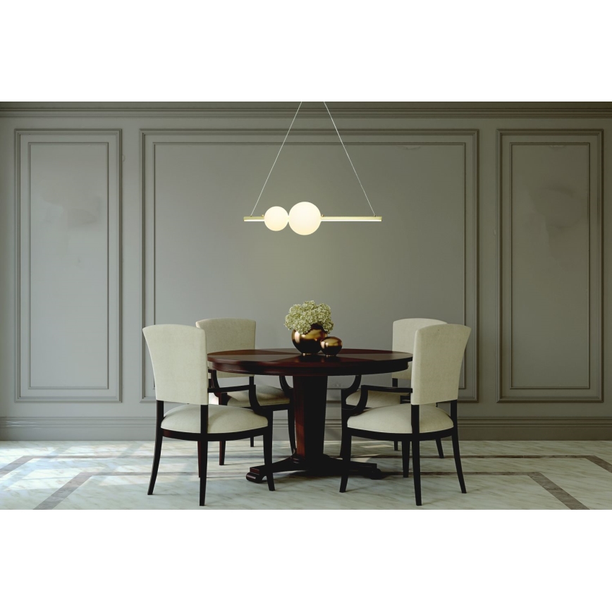 Zambelis 22108 - LED dimbar taklampa LED/11W/230V guld