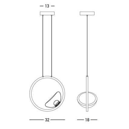Zambelis 23028 - LED ljusreglerad ljuskrona på textilsladd LED/7W/230V 3000K guld