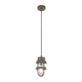 Zambelis E172 - Ljuskrona för utomhusbruk 1xE27/40W/230V IP54 brun