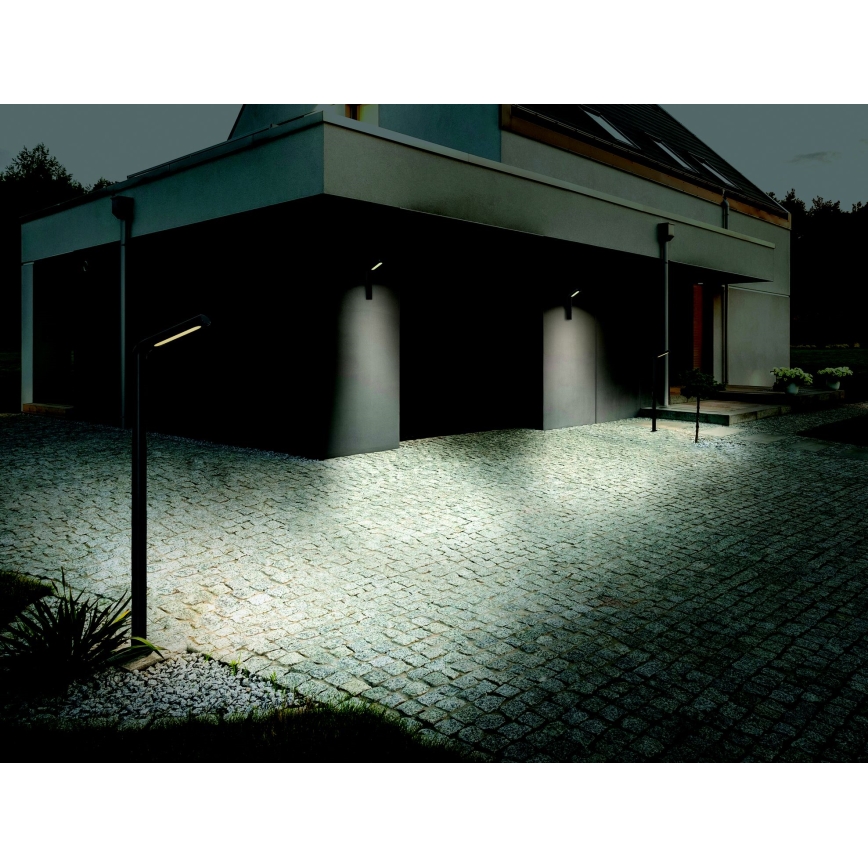 Zambelis E206 - LED-lampa för utomhusbruk LED/10W/230V IP54 antracit