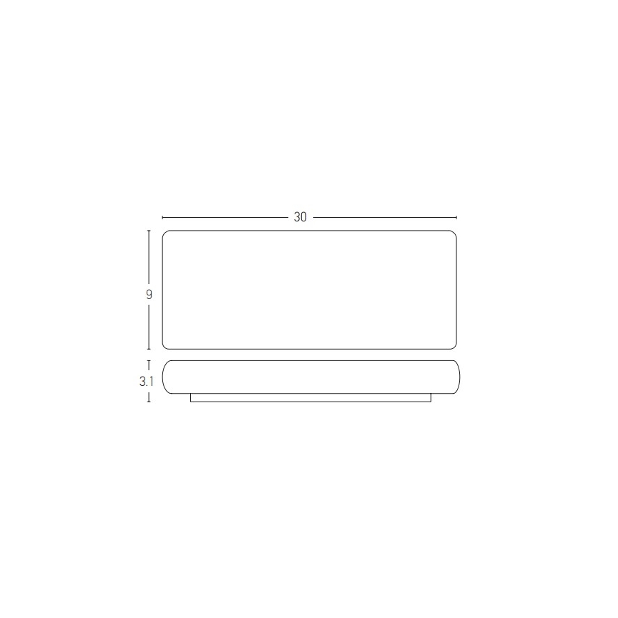 Zambelis E240 - LED vägglampa för utomhusbruk 2xLED/10W/230V IP65 antracit